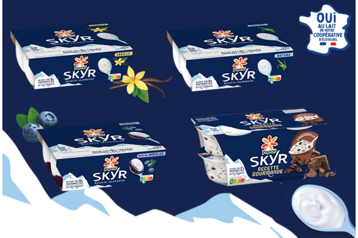 Test gratuit Yoplait Skyr 2500 ambassadeurs Sampleo bon d'achat skyr préféré Français protéines Nutri-Score A