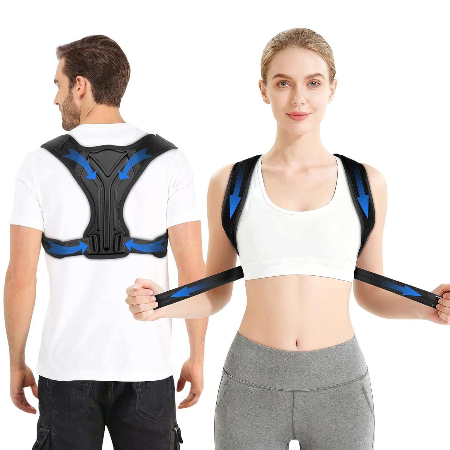 Correcteur de posture Beugo noir réglable présenté sur la campagne TesterDesProduits