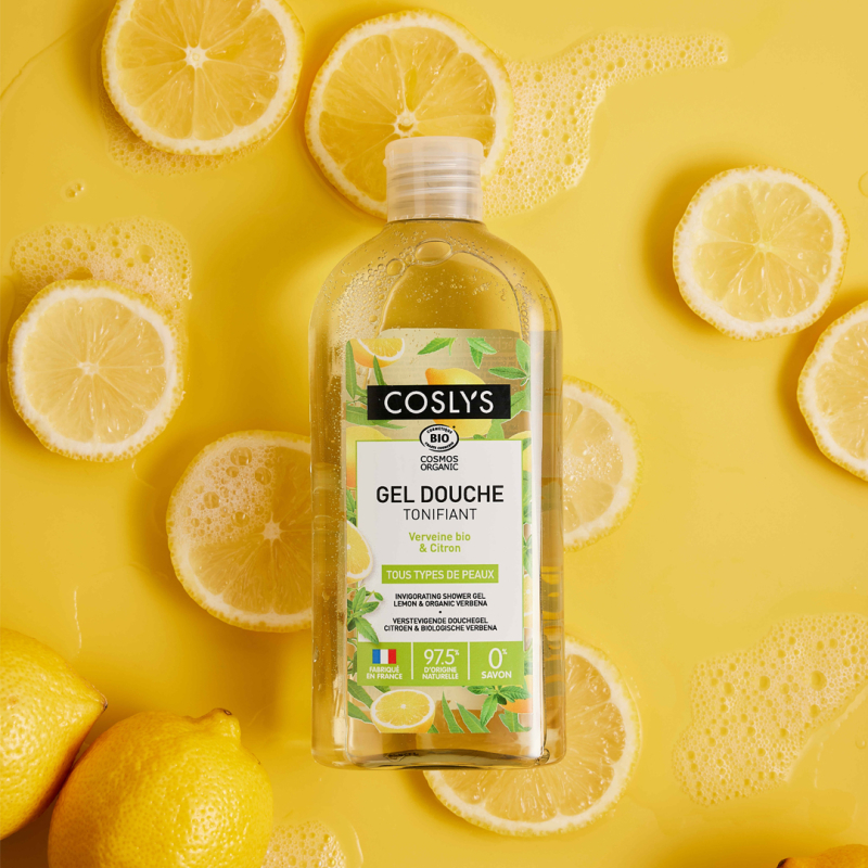 Gel douche Coslys Verveine Citron bio 250 ml proposé gratuitement à quinze testeurs
