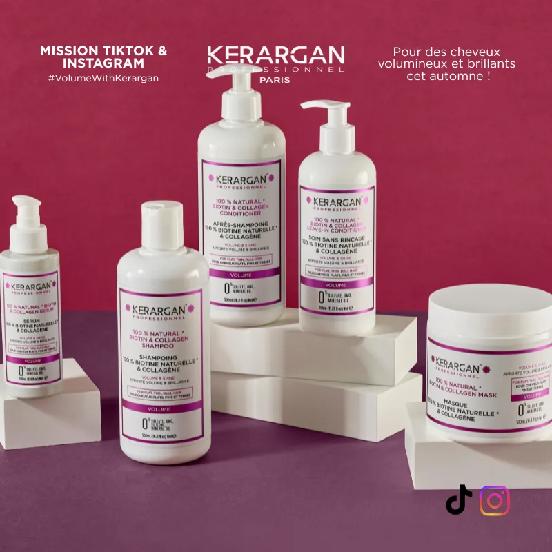 Test produit KERARGAN Routine Biotine et Collagène avec 100 places