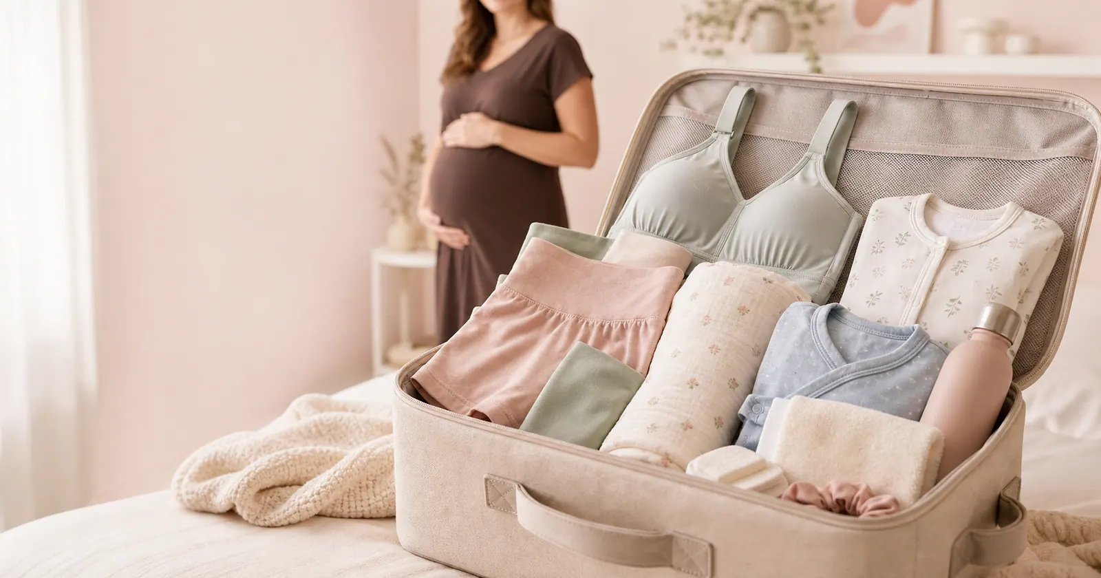 Valise complète Maternité et Bébé de plus de 100 euros proposée en test par Kiabi Community