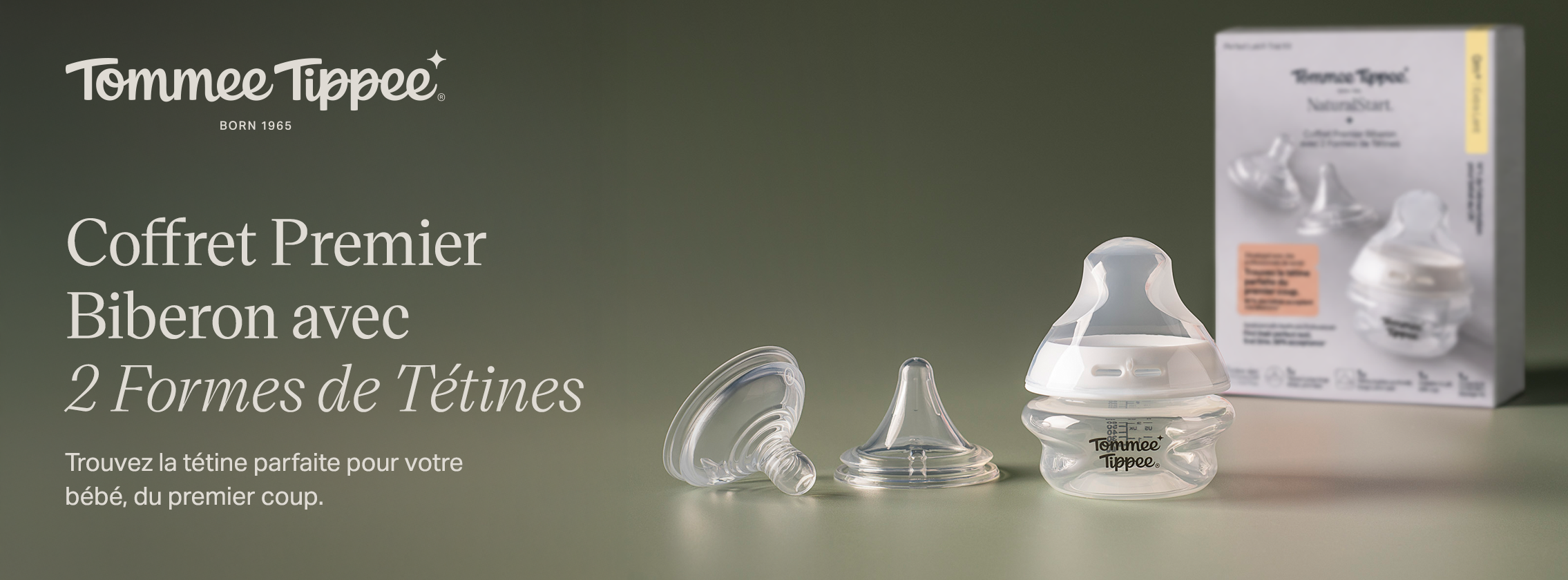 Test gratuit du Coffret Premier Biberon Natural Start Tommee Tippee