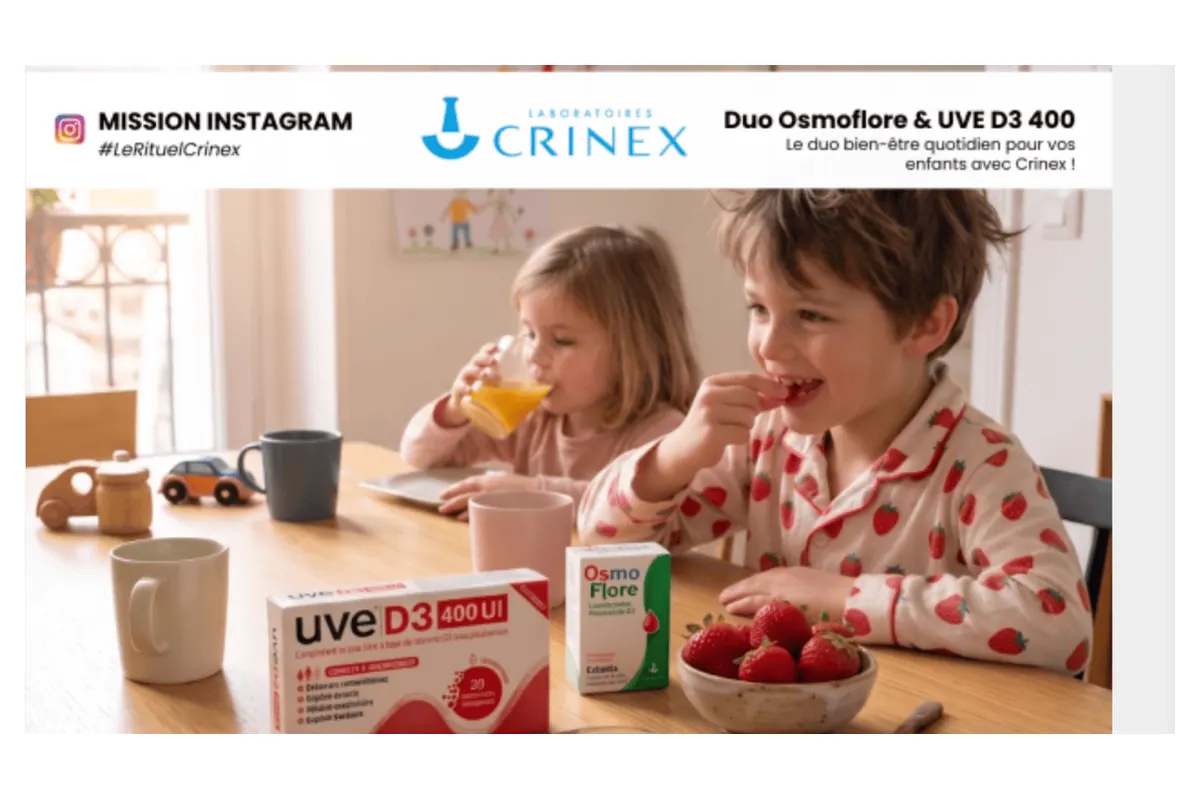 Enfants découvrant des produits Crinex dans le cadre du programme ambassadeur La Tribu