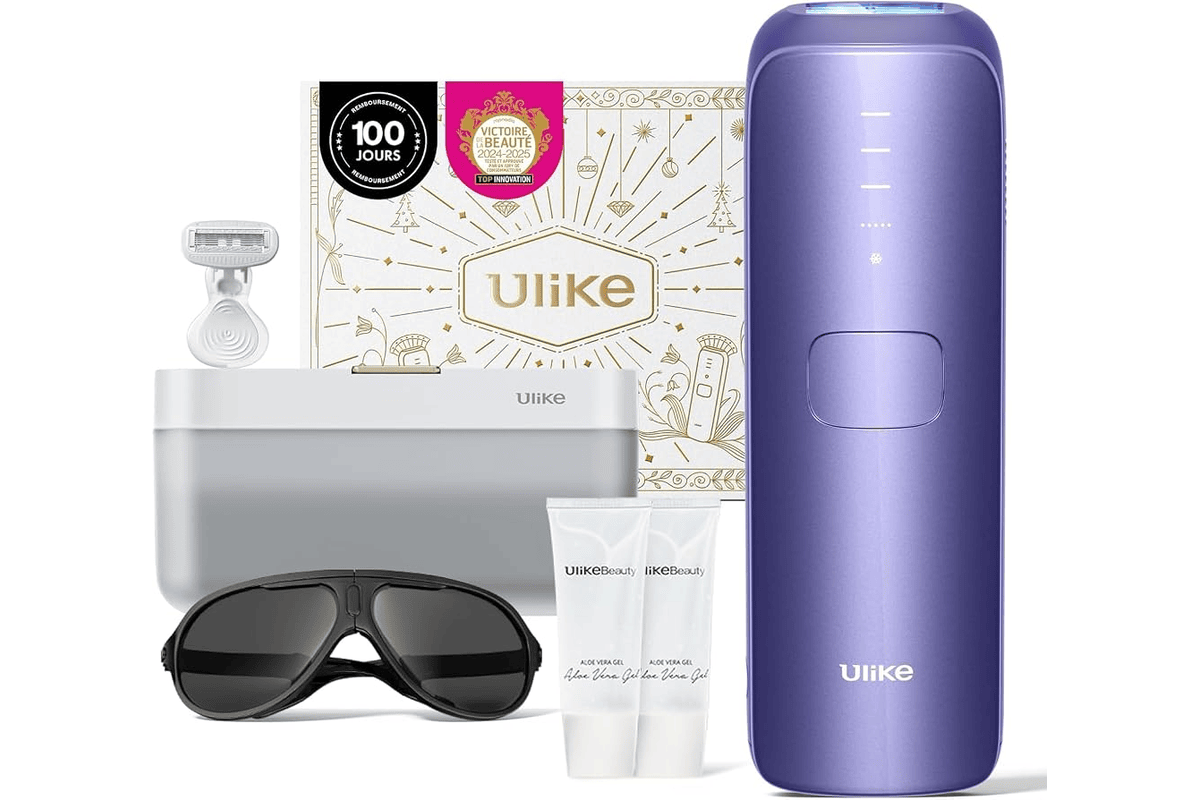 Ulike Air 3 IPL épilateur lumière pulsée avis test 10 semaines Sapphire Ice-Cooling technologie moins 300 euros