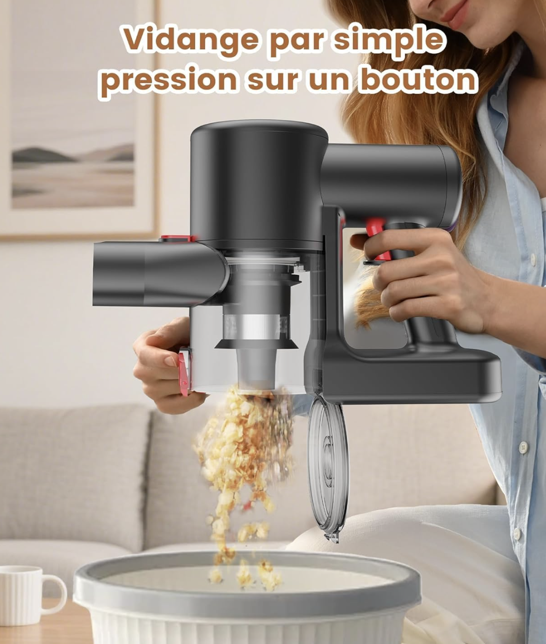 VersLife Z8 vidange hygienique simple pression bouton