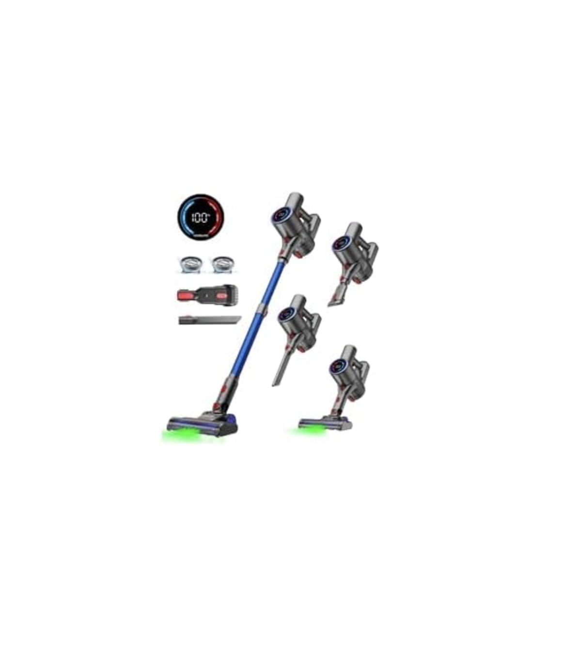 VersLife Z8 aspirateur balai sans fil 6 en 1 avec accessoires