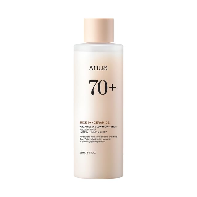 Anua Rice 70 Glow Milky Toner 250 ml en promotion sur YesStyle