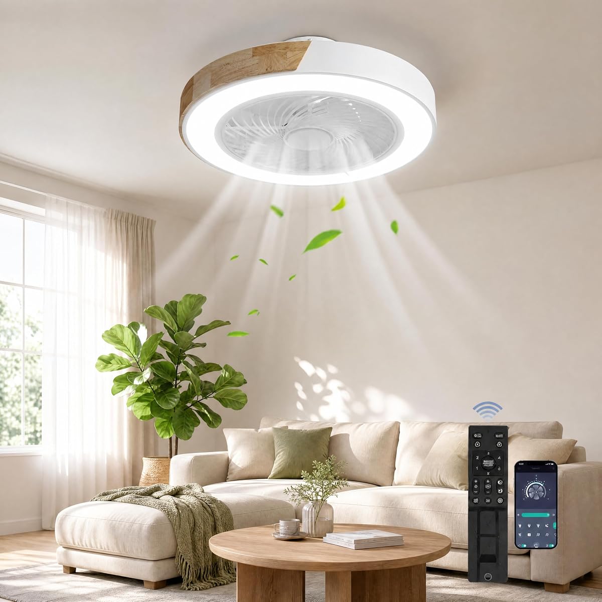 Ventilateur de plafond YuYe avec éclairage LED