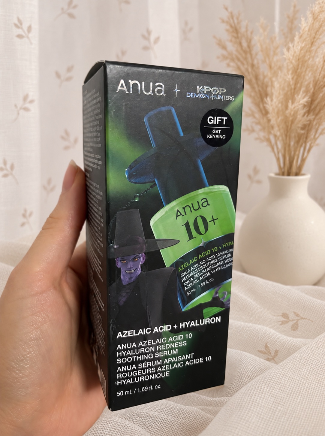 Boîte collector Anua KPop Demon Hunters avec porte-clés gat