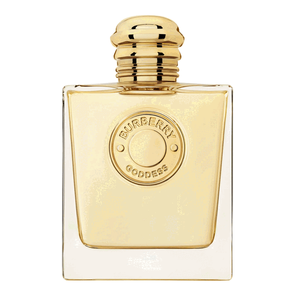 Flacon doré Burberry Goddess Eau de Parfum