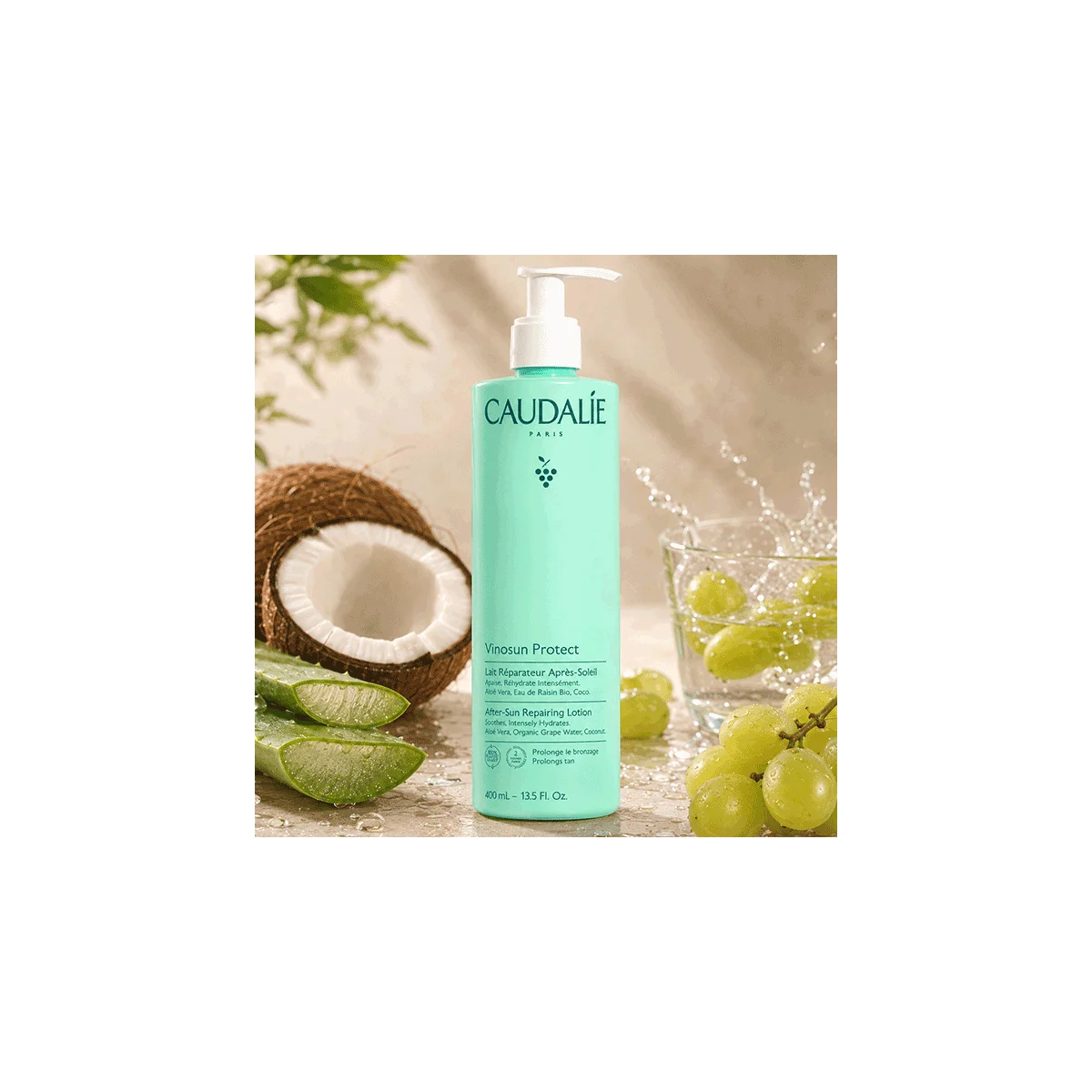 Caudalie lait réparateur après-soleil à l’aloe vera