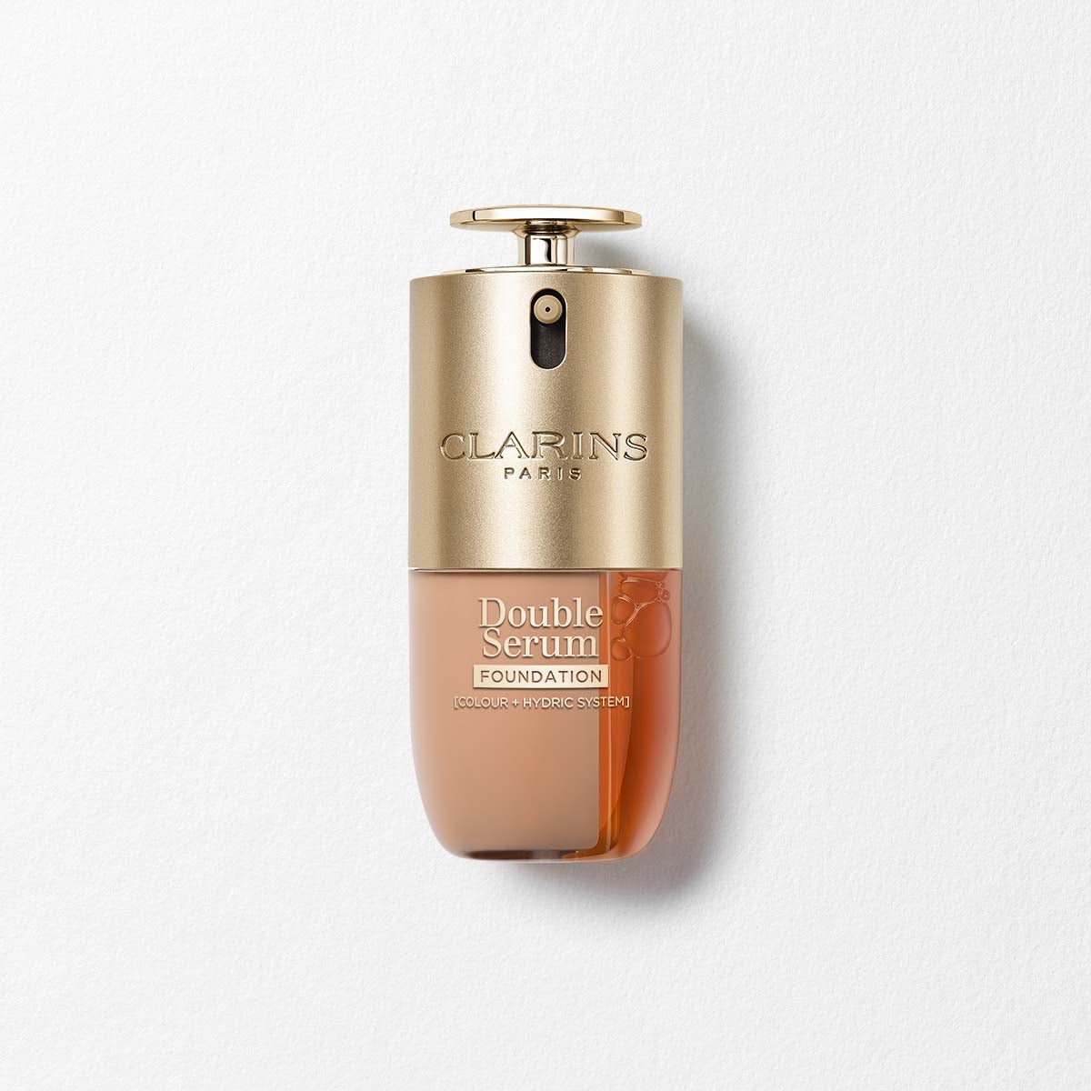 Flacon biphasé du Double Serum Fond de Teint Clarins