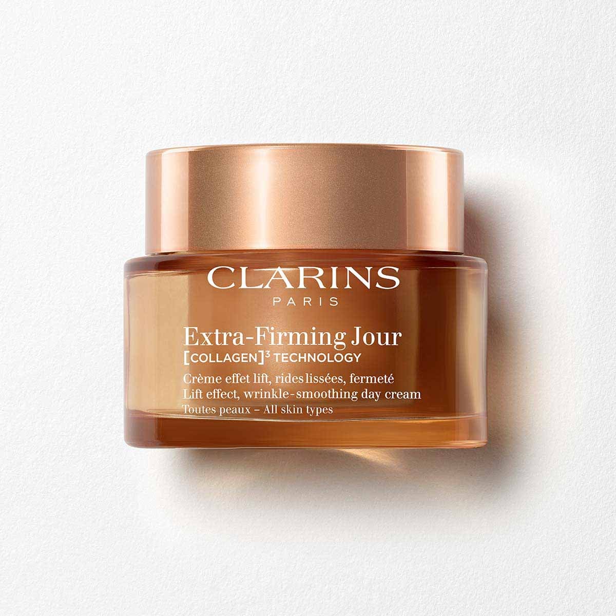 Pot de la crème anti-âge Extra-Firming Collagen Technology de Clarins