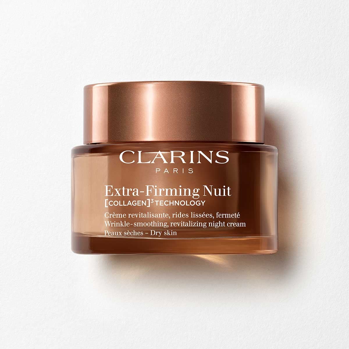 Pot de la crème de nuit anti-âge Extra-Firming pour peaux sèches de Clarins