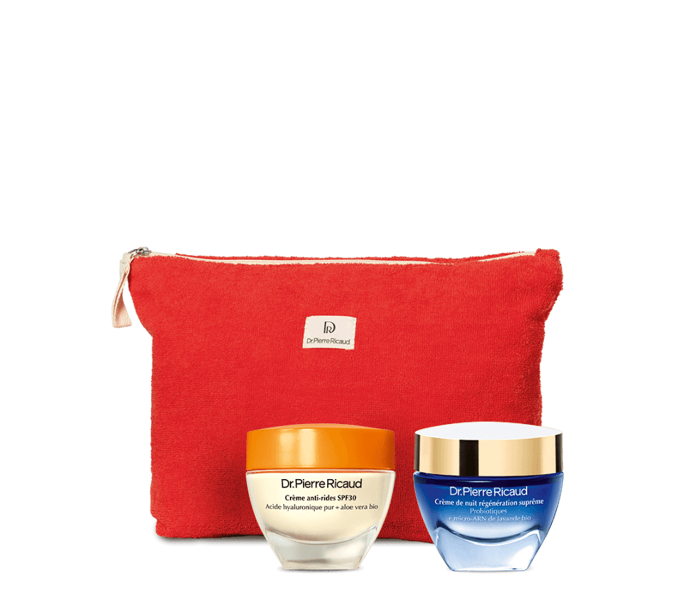 Dr Pierre Ricaud trousse routine visage SPF30 et Régénération Suprême