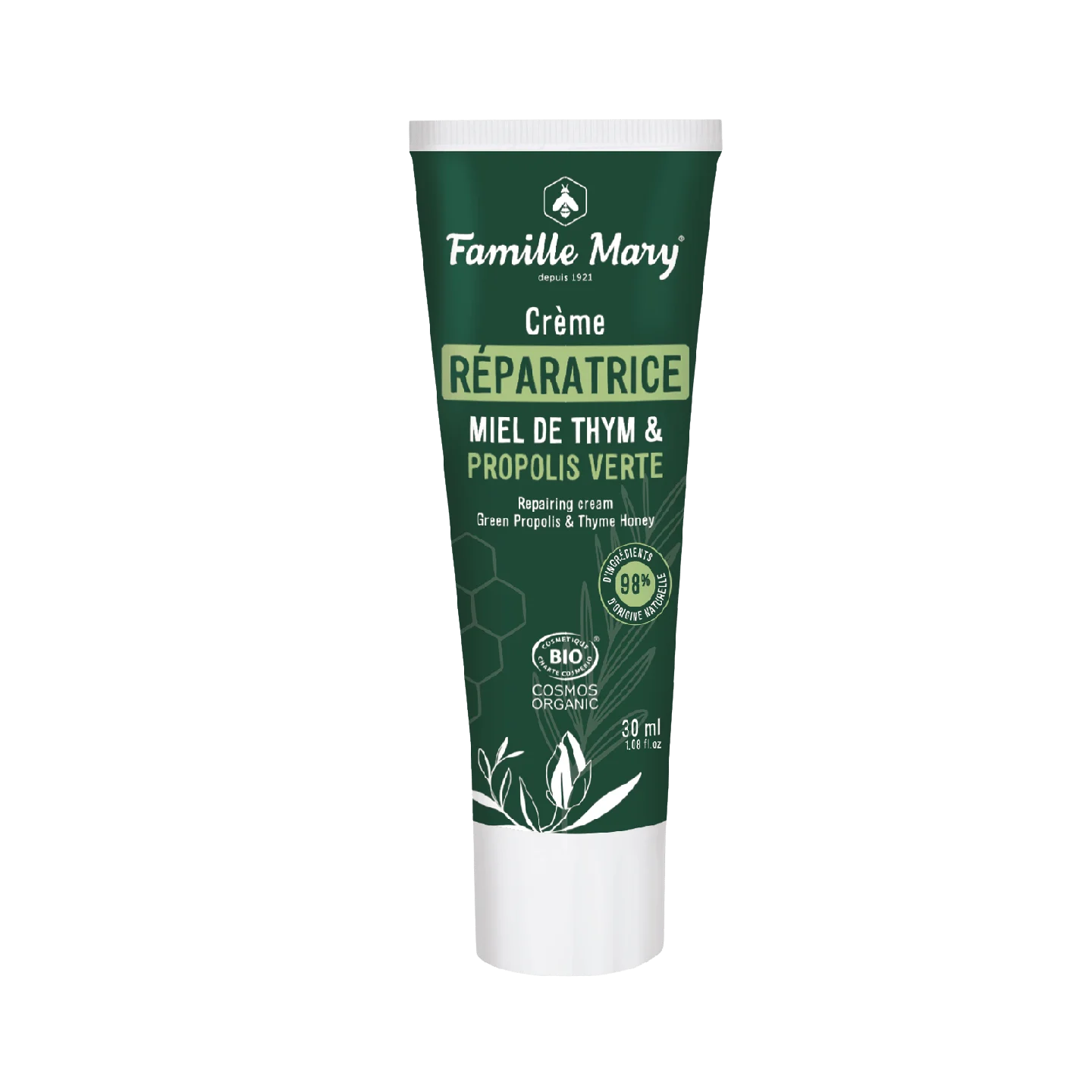 Famille Mary crème réparatrice bio au miel de thym et à la propolis verte