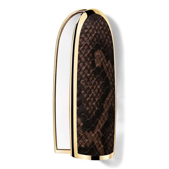 Écrin bijou double miroir Guerlain Rouge G motif Le Python