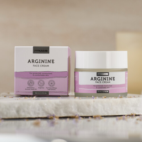 Pot de la crème pour le visage Arginine 50 ml de Prozis