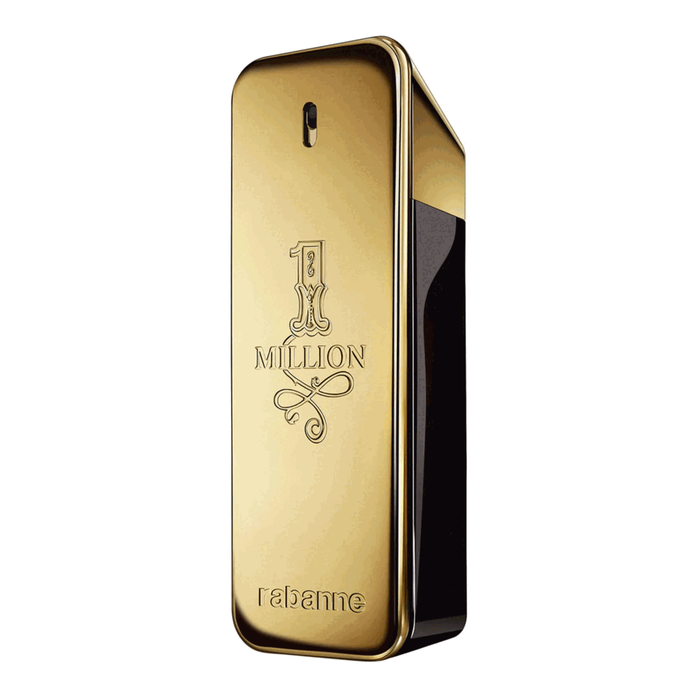 Flacon lingot doré Rabanne 1 Million Eau de Toilette