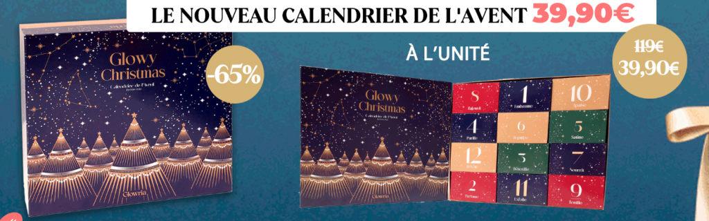Glowria - Calendrier De L'Avent Beauté 39,90€ !