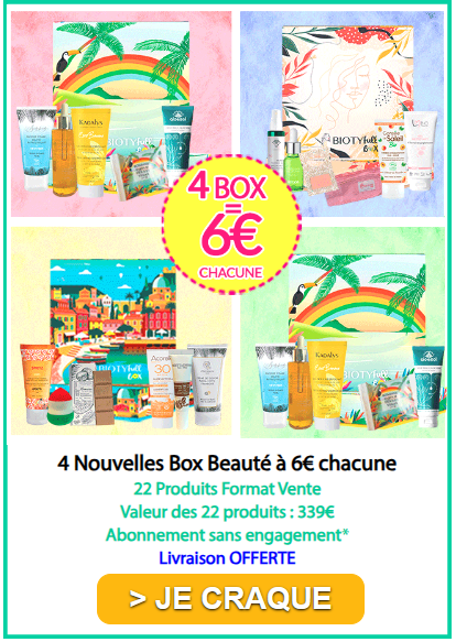 Biotyfull box 6 Box pour 12,00€ ! 