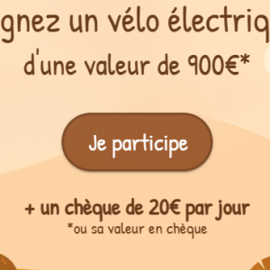 Gagnez un vélo électrique d’une valeur de 900€