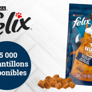 FELIX® Tasty Nuggets : 15 000 échantillons gratuits  🐾🍗