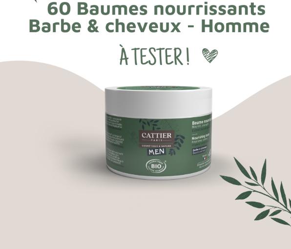 Testez Gratuitement les Baumes Cattier pour Barbe & Cheveux !