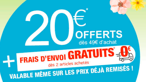 Bleu Bonheur Remise Exceptionnelle de 20€ !
