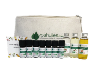Trousses Pratiques d'Aromathérapie Voshuiles.com 🌿👜