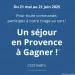 CONCOURS DAXON ÉTÉ 2025 : Gagnez un séjour d'une semaine en Provence !