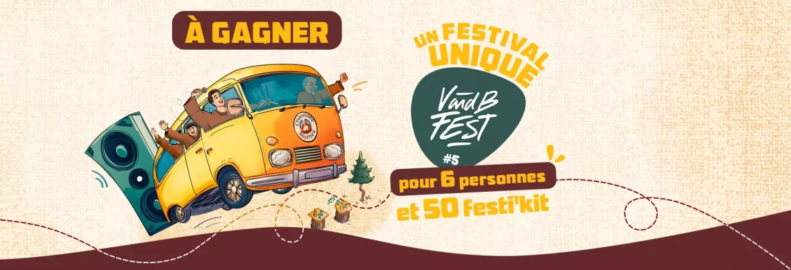 Grand Jeu Chaussée aux Moines x VandB Fest’ 2025 : Tentez de gagner de superbes cadeaux !
