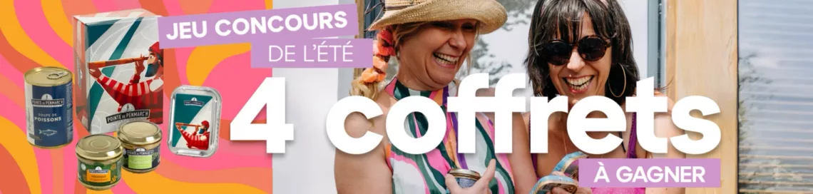 Jeu Concours Pointe de Penmarc’h – 4 coffrets gourmands à gagner !