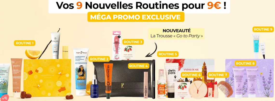 Méga Promo Prescription Lab : 21 produits beauté pour 9€ seulement !