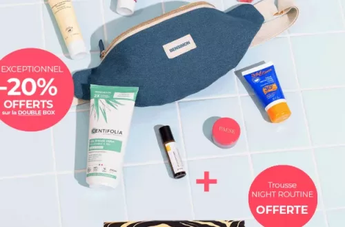 15 produits, 1 sac banane Bensimon, 1 trousse Night Routine OFFERTE… pour seulement 39,90 € !