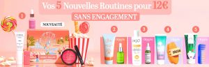 Glowria : 5 Nouvelles Routines Beauté pour 12€ SANS ENGAGEMENT !