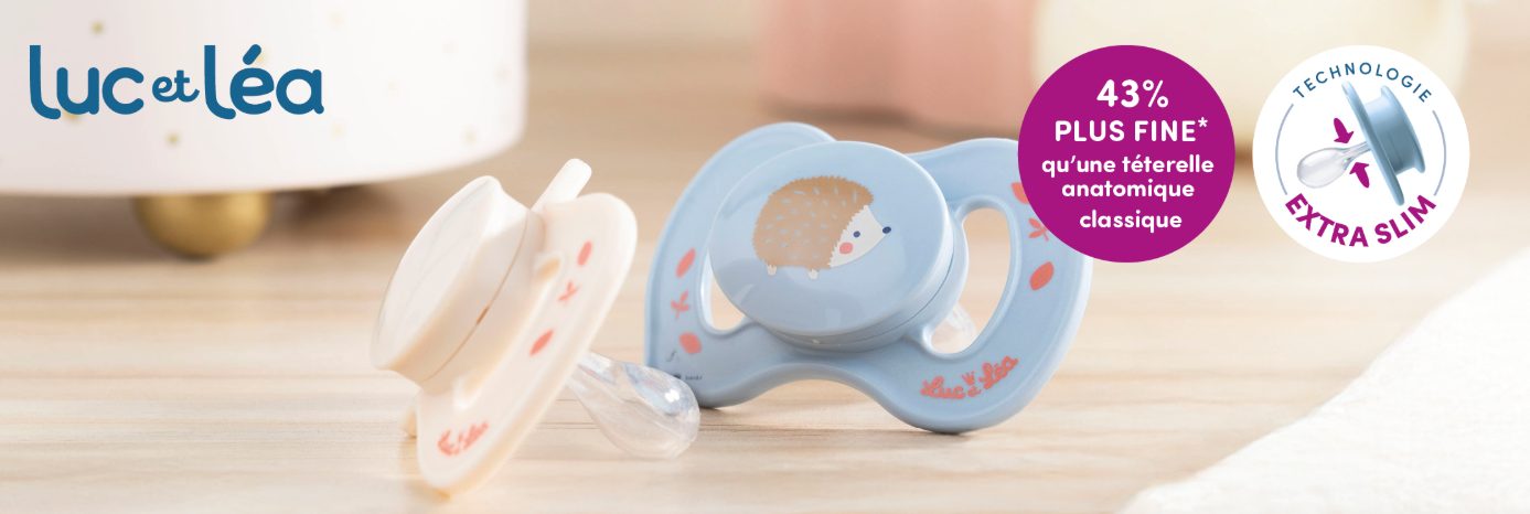 Baby Test : Sucettes anatomiques extra-fines Luc et Léa
