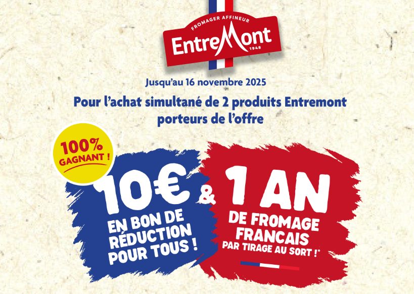 Jeu Concours Entremont « Pourquoi c’est Autrement Bon ? »