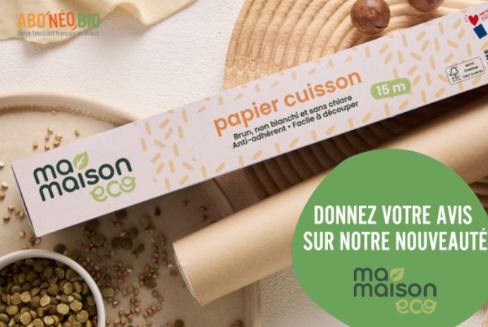 Test Produit Gratuit : Papier Cuisson AboNéoBio 15 Ma Maison Eco