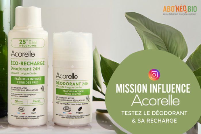 Test Produit Gratuit : Déodorant Roll-On AboNéoBio 24h Fraîcheur Intense
