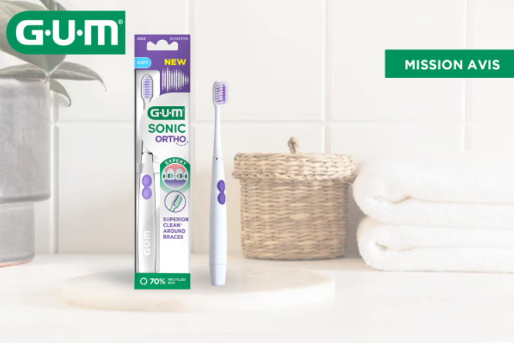 Test Produit – Brosse à dents électrique GUM SONIC ORTHO 🦷