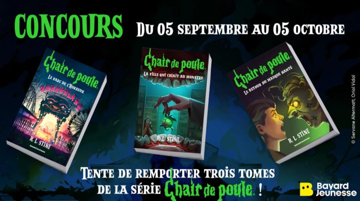 Concours Notre Famille – Gagnez les 3 derniers tomes de Chair de Poule