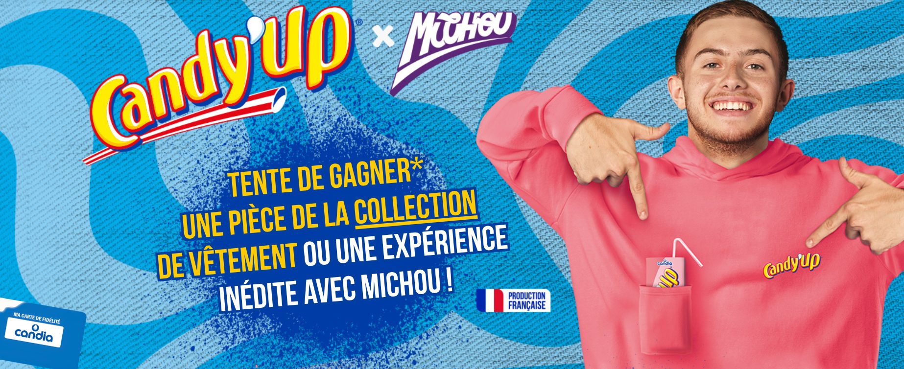 Jeu Concours Candy’Up x Michou – Collection Streetwear 2025