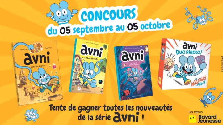 Concours Avni : Gagnez les Nouveautés BD, Romans & Jeu !