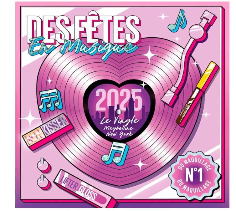 Maybelline New York – Calendrier de l’Avent 2025 : 24 Produits de Maquillage à Découvrir 24,99 €