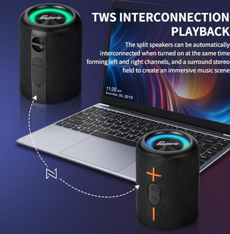 Testez gratuitement les enceintes Bluetooth 2 en 1 – Son puissant et design étanche
