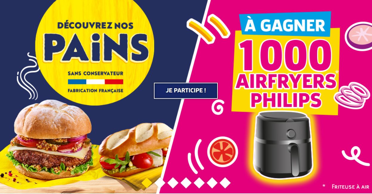 Jeu Concours Brioche Pasquier 2025 : 1000 Airfryers Philips à gagner