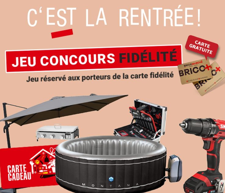 Jeu-concours Bricomarché Rentrée 2025 : 455 cadeaux à gagner !