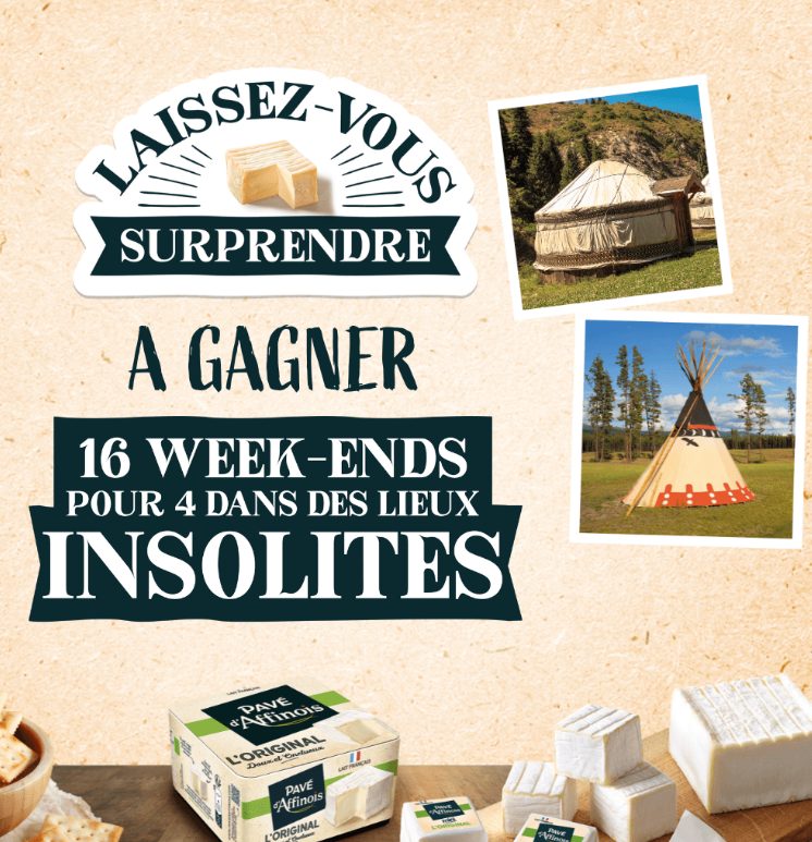 Jeu Concours Pavé d’Affinois « Rentrée 2025 » – Gagnez des week-ends insolites !