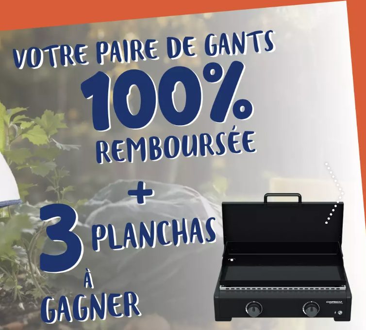 Offre MAPA : Remboursement sur vos gants de jardin + tirage au sort